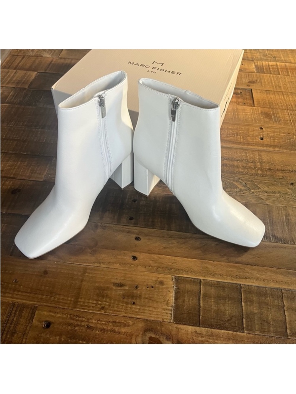 Marc Fisher Nebula Square Toe Bootie Size 9